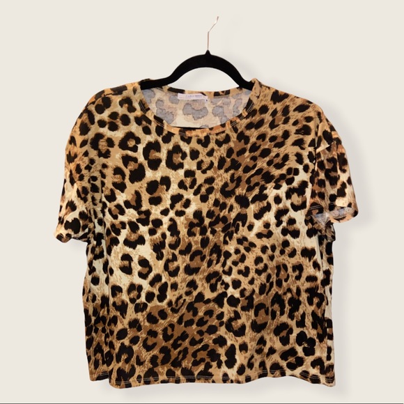Leopard print T-shirt - Picture 1 of 3
